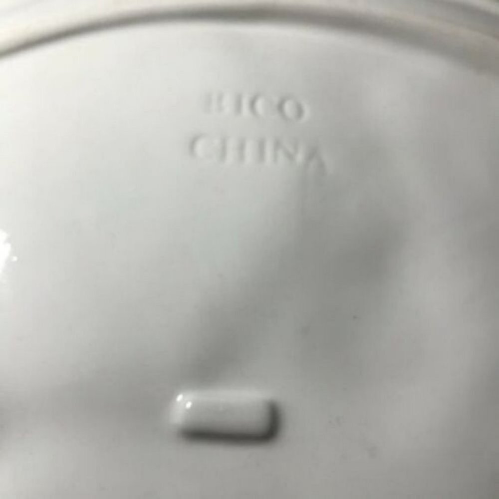 BICO China Snowman Ceramic Serving Platter Tray Christmas Holiday - Picture 7 of 10
